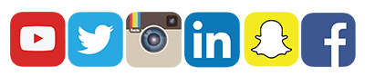 various social media icons